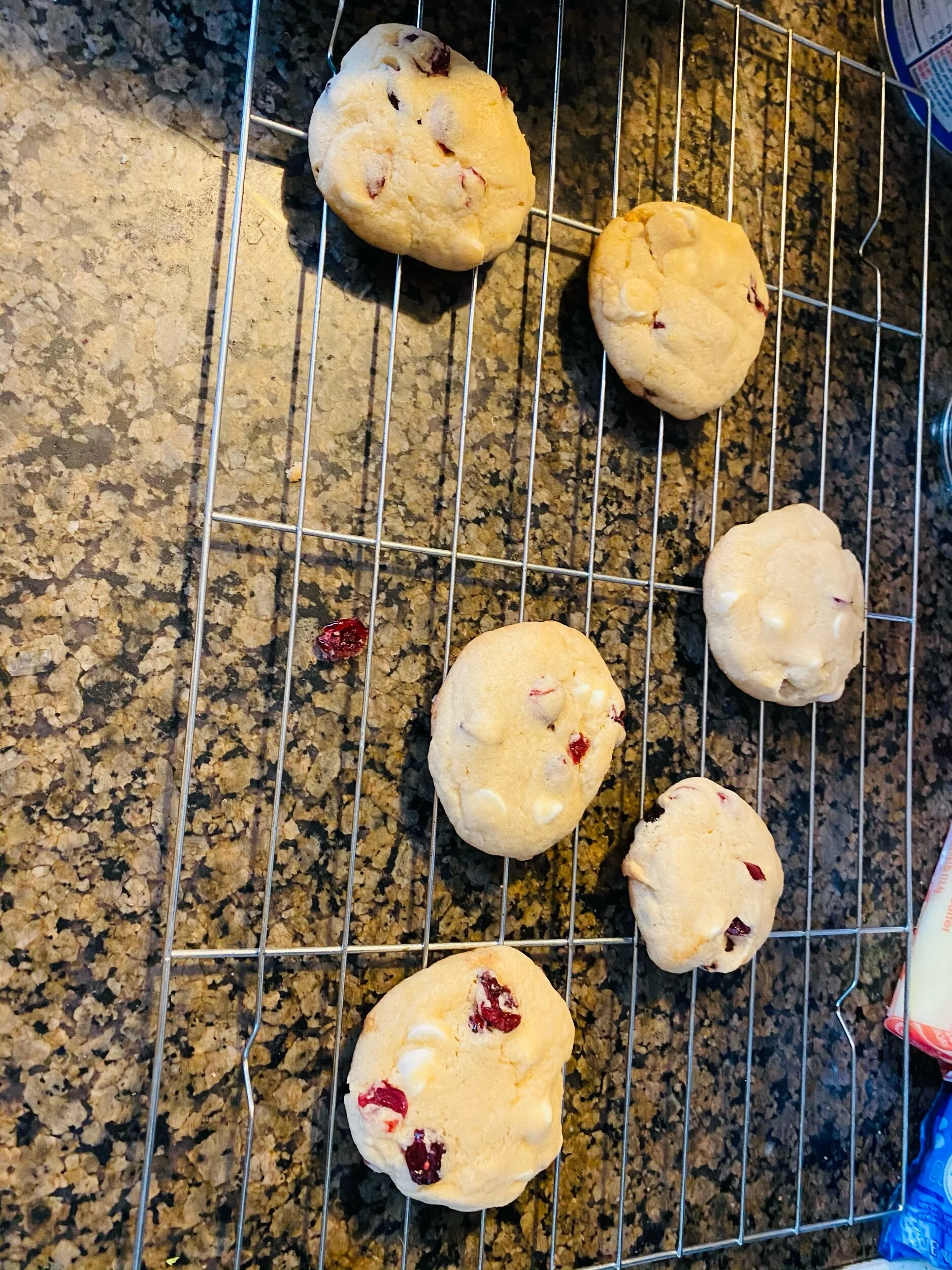 Remove from tHe oven 7-11 minutes after putting them in and let them cool. Fancy is not how people would describe me these days so please admiRe my dollar store cookie wrack!