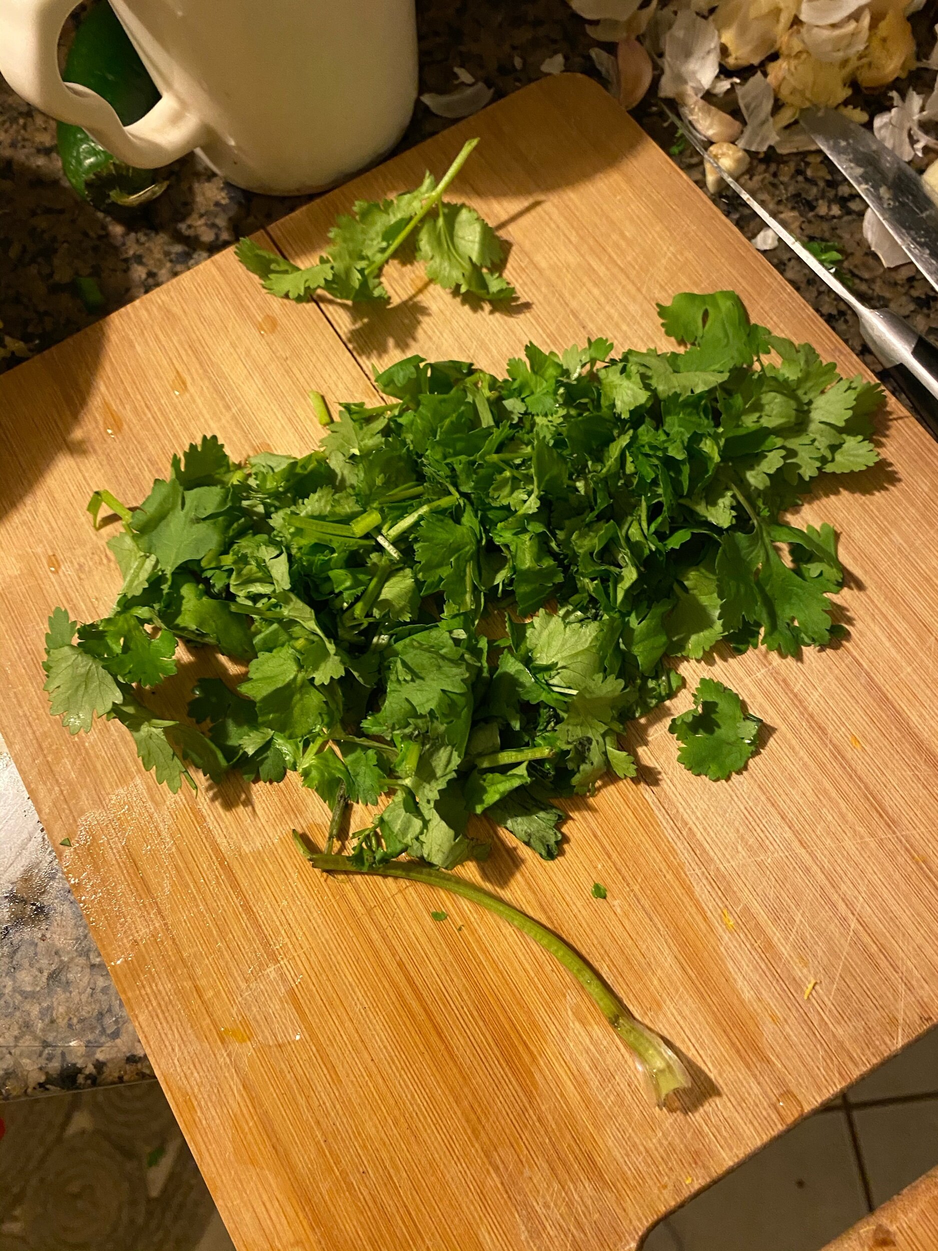 Yum, Cilantro! Always clutch with Salmon!