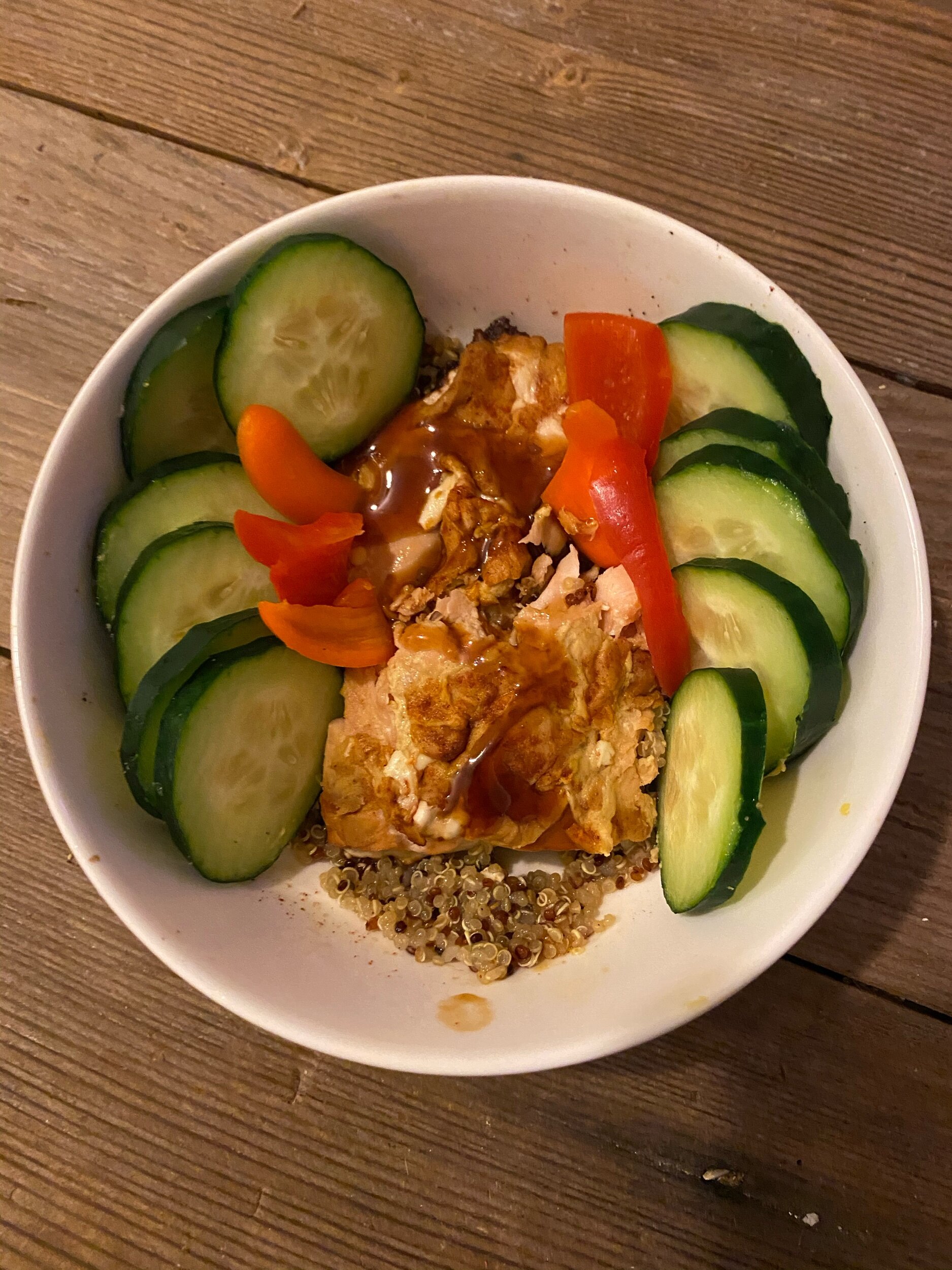Salmon Quinoa bowl