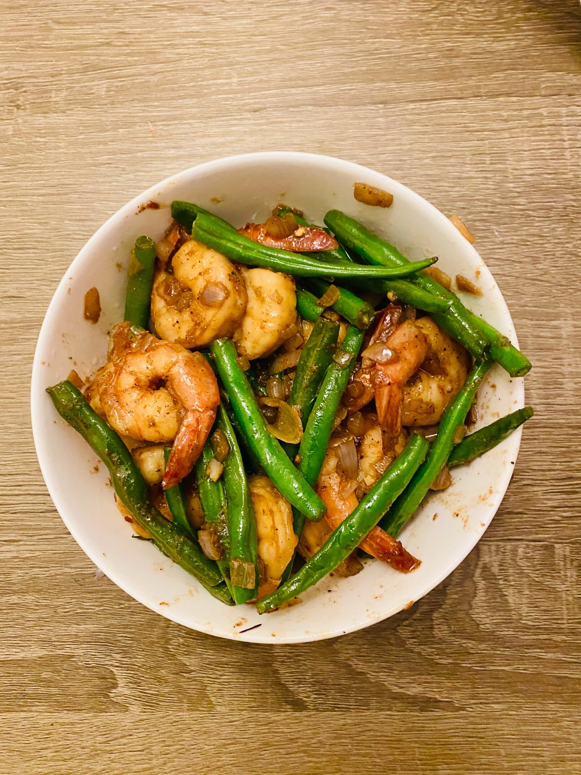 Chili Crisp Shrimp with Green Beans