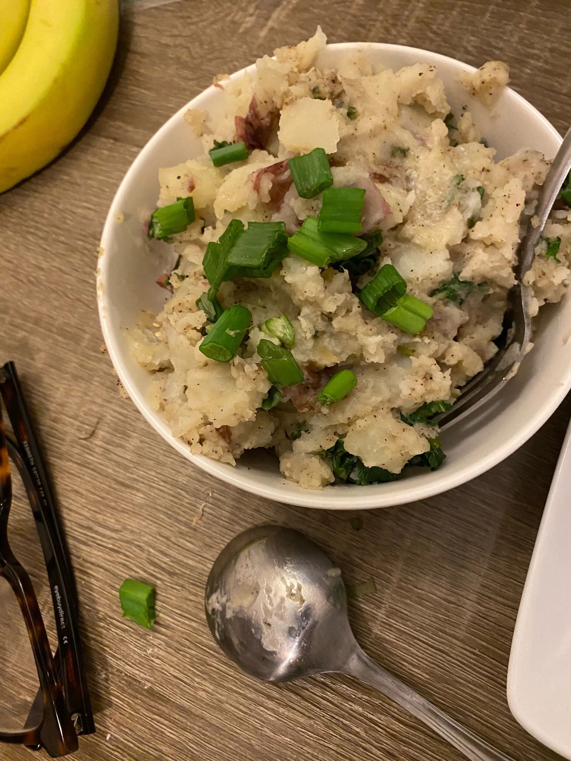 Serving suggestion: Hot and sprinkled with green onions (diced)