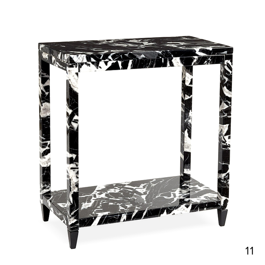 Miles Redd Faux Marble Side Table