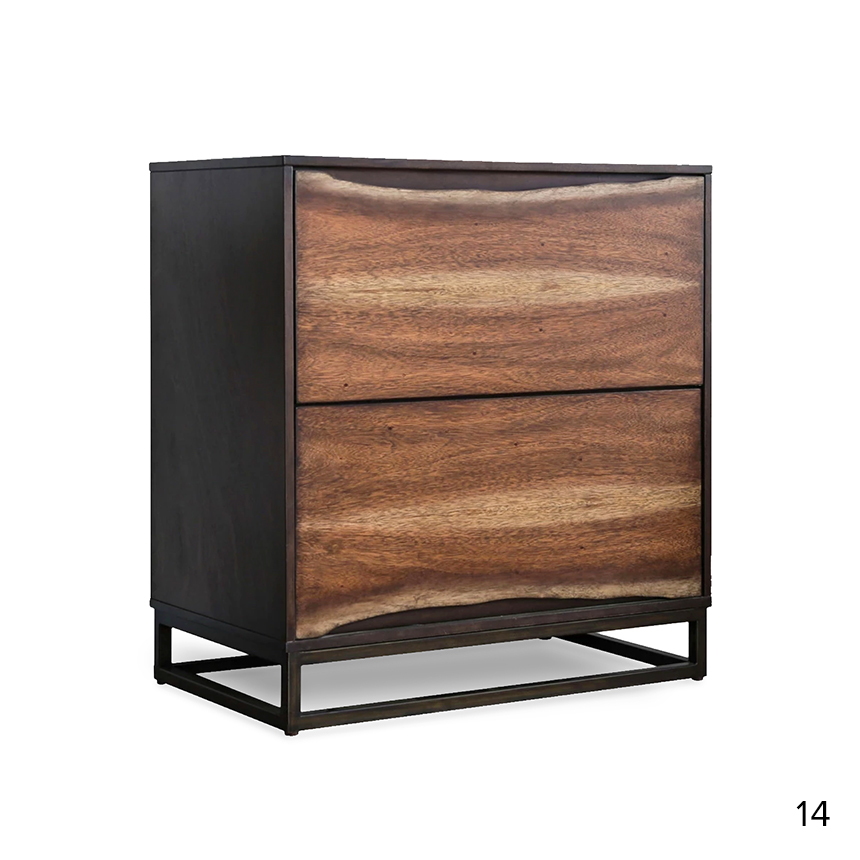 HOMES: Inside + Out Oak Brow Nightstand