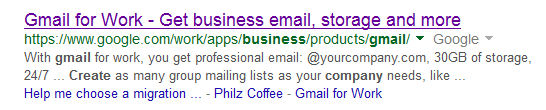 gmail for work example