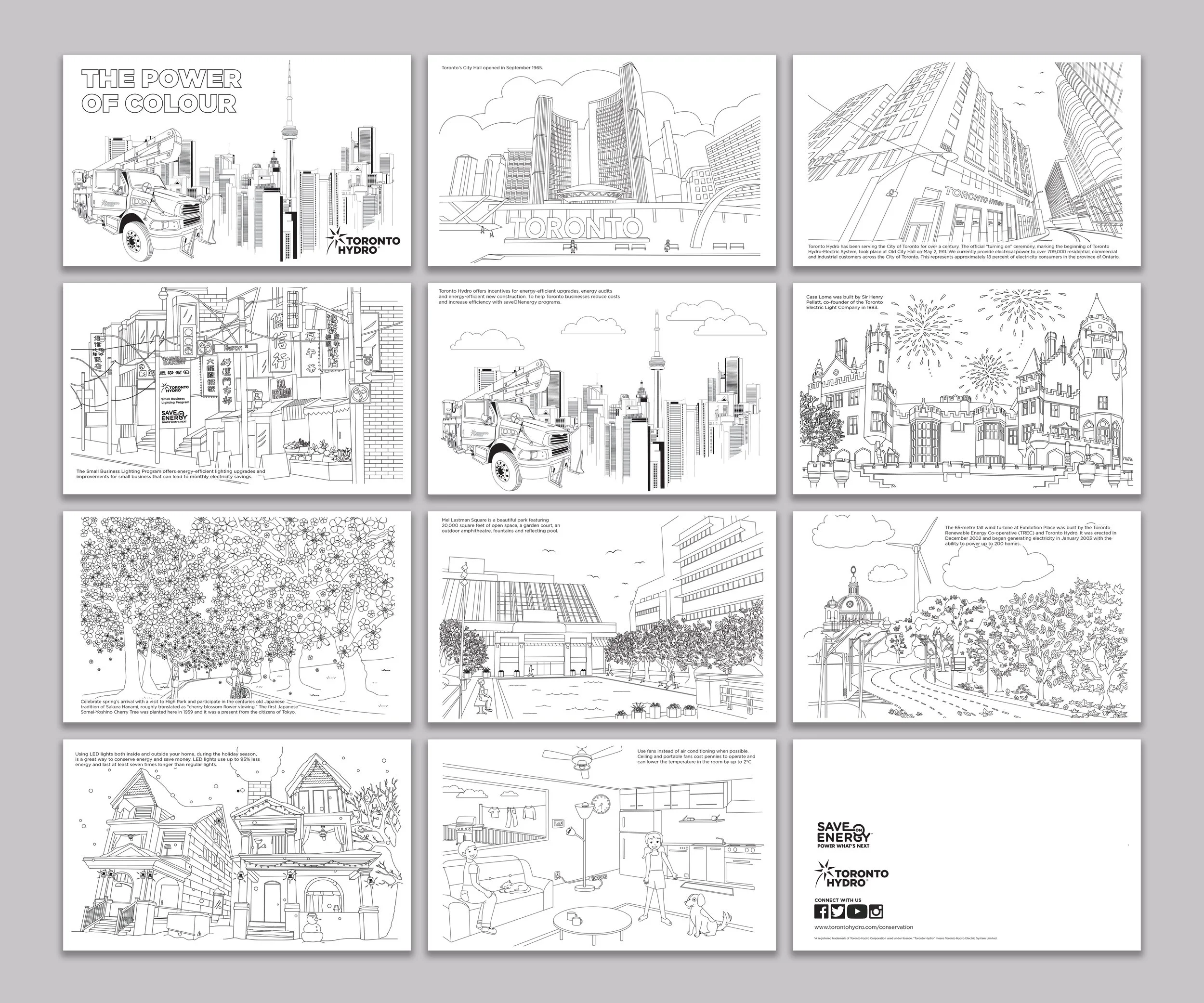 TORONTO HYDRO | adult coloring book