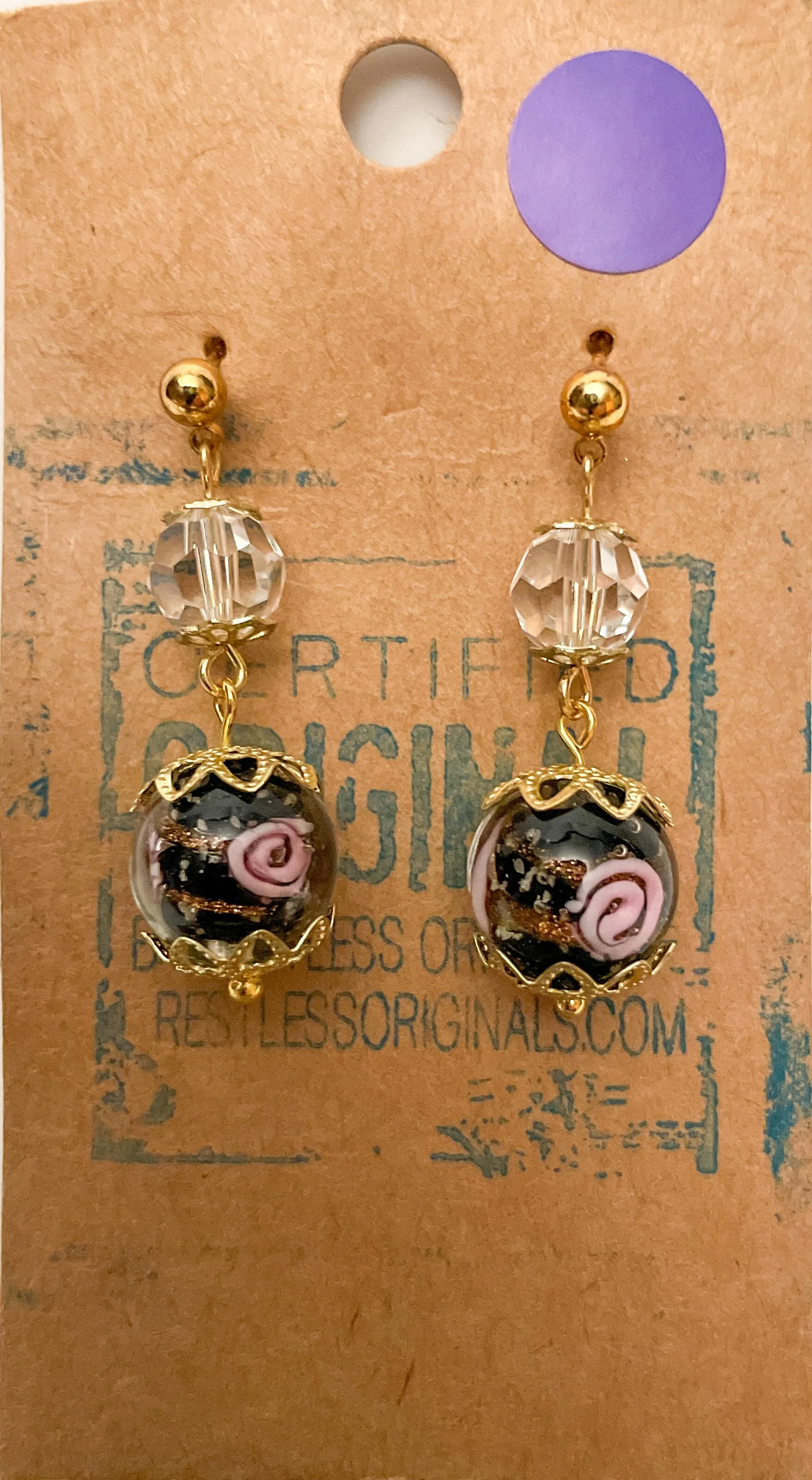 Fancy Pants - Handmade Earrings