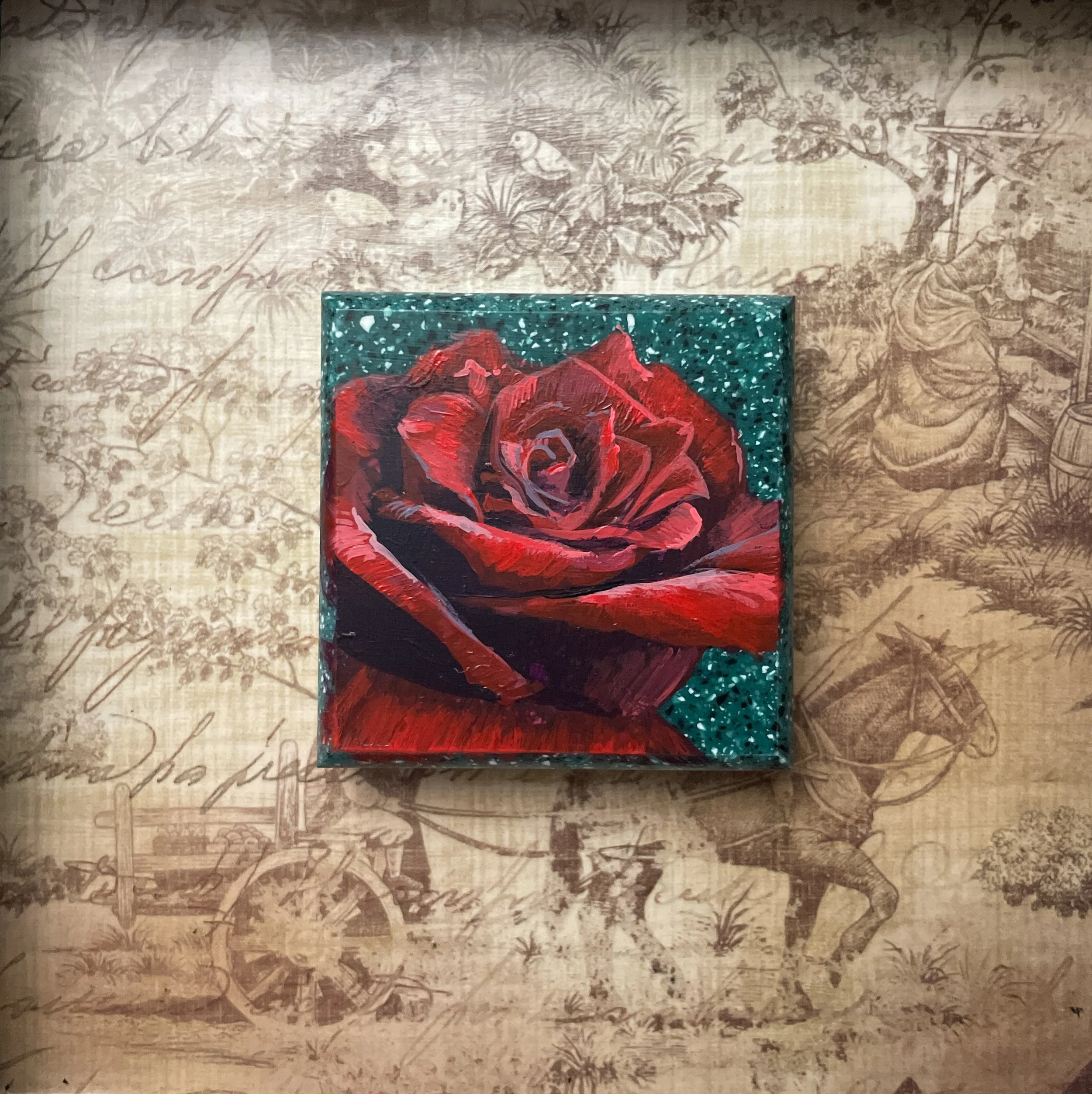 Red Rose - Original Painting
