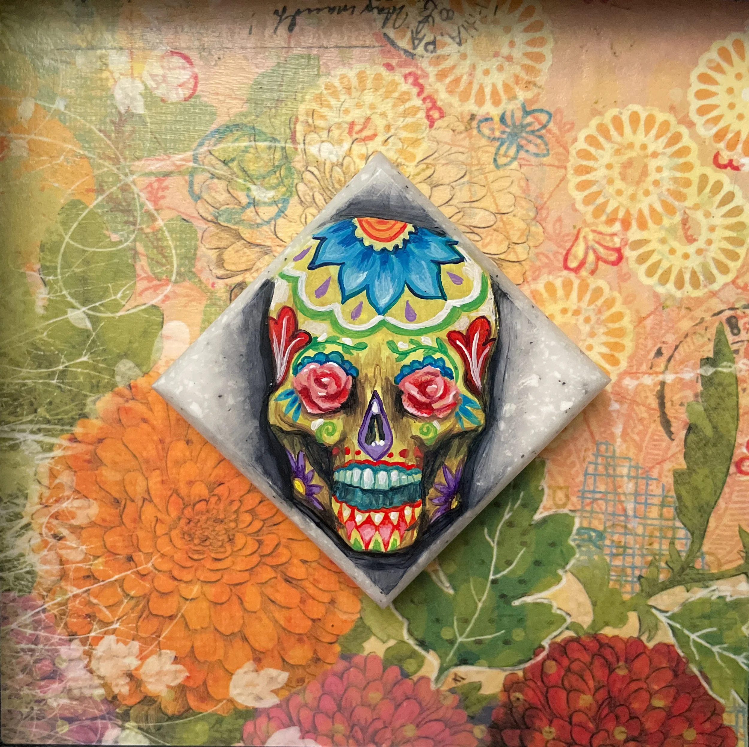 Sugar Skull - Original Painting
