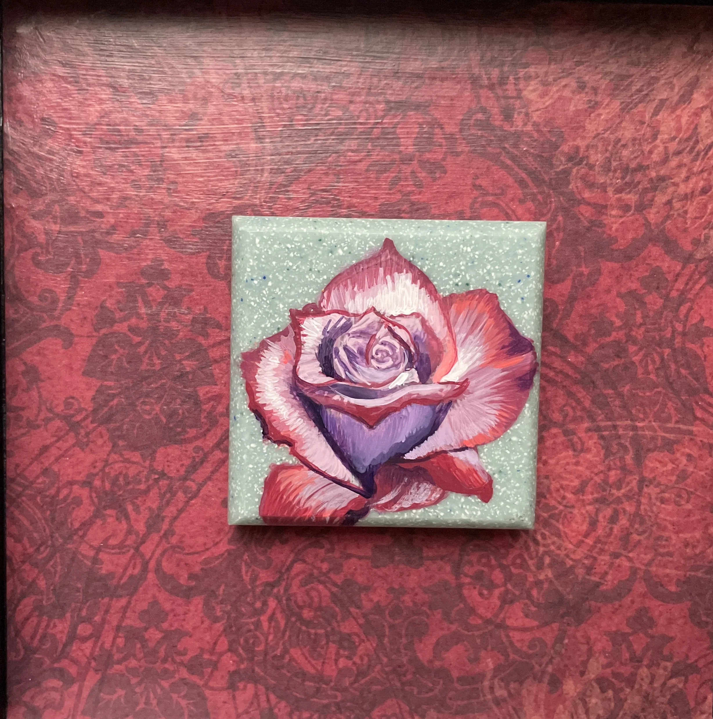 Purple Rose - Original Painting