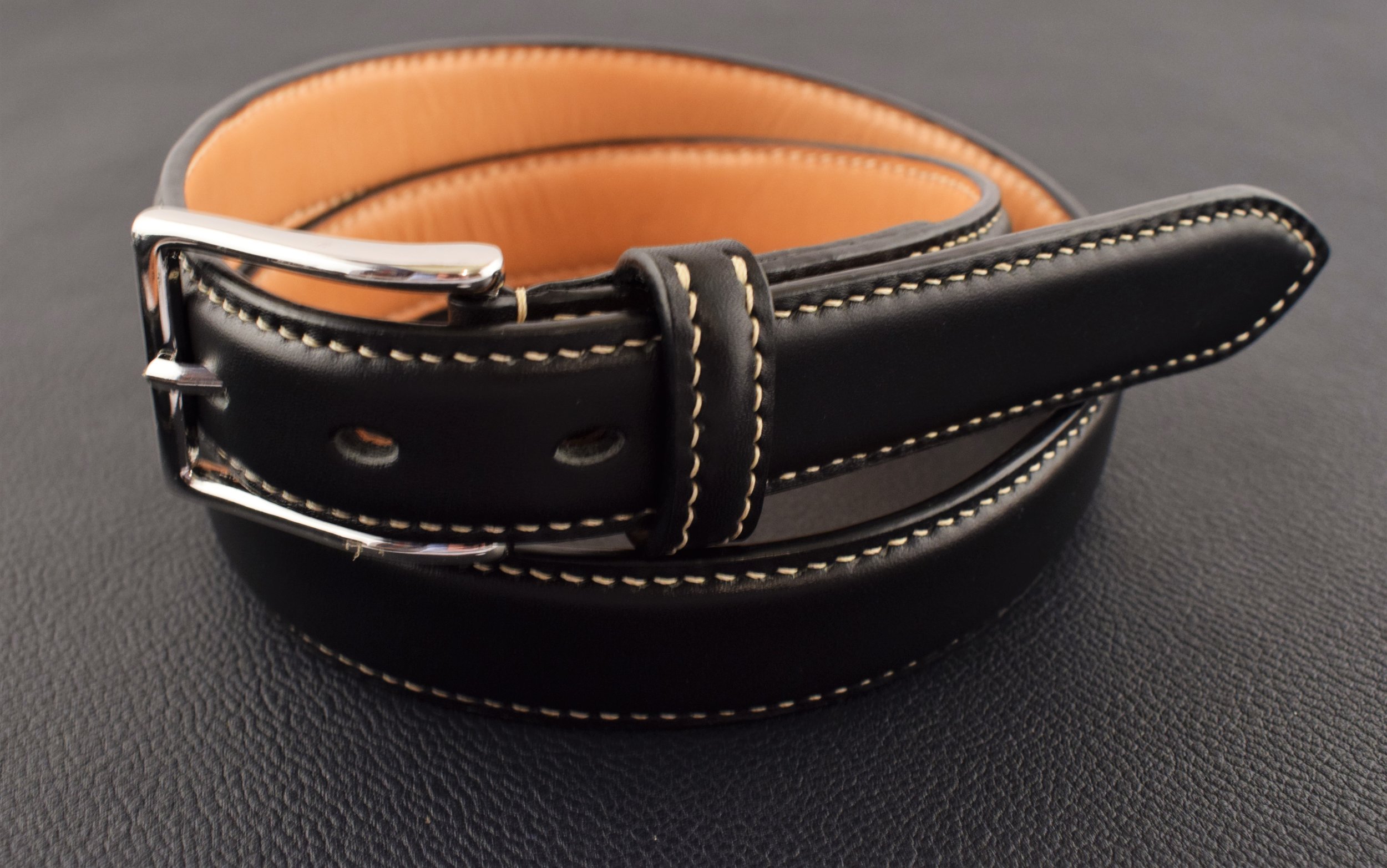 1 1/8" Black European Bridle with Padded and Stitched Keep ($215)