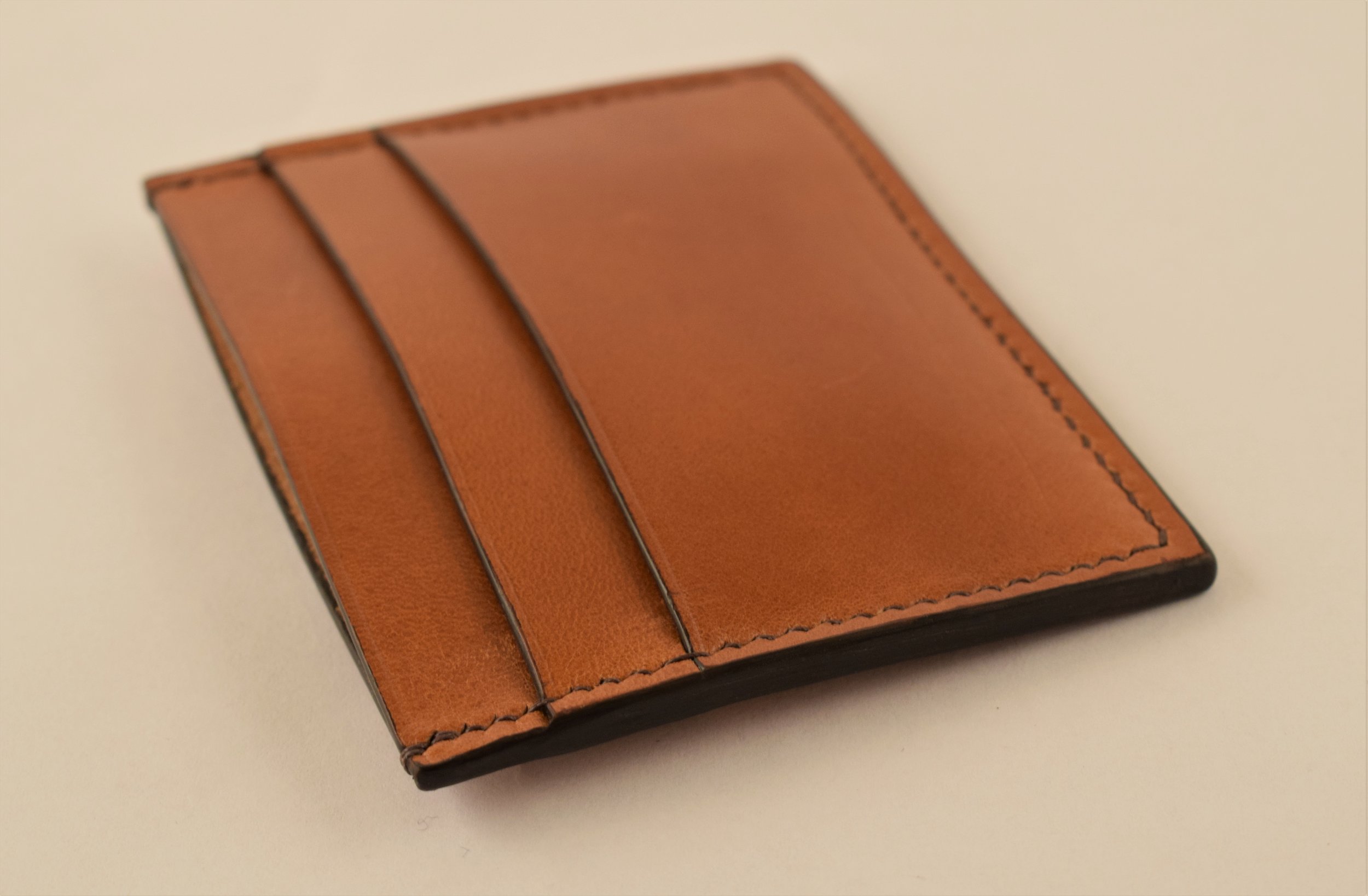 Whisky Italian Buttero, Dark Brown Thread and Edges, No Lining ($110)