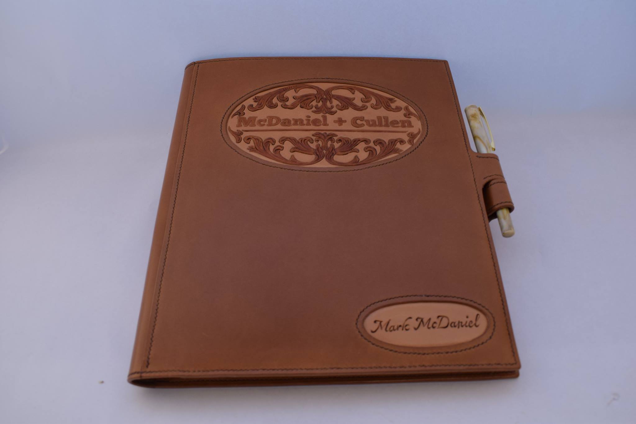  Custom Legal Padfolio with Multiple Inlays 