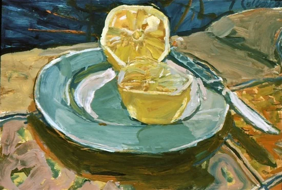 Grapefruit 16 x 22", oil on linen