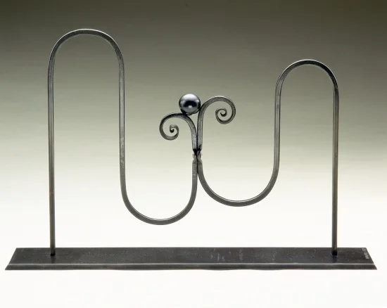 Propitious Moment - Price: $2,000 11" x 17" x 3", Iron