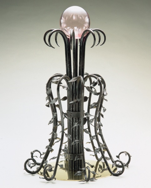 Changing Seasons 30" x 20" x 20", Mat.: Iron, Glass and Brass