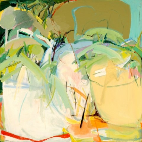 Waterhole #13 66 x 50" acrylic on canvas
