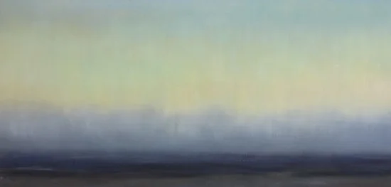 Hemisphere 27.4 x 55.5" oil on canvas