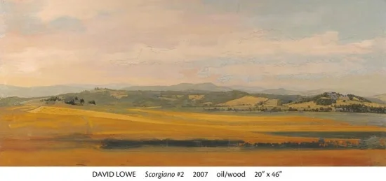 Across the Lake, acrylic on canvas, 20 x 40 SOLD