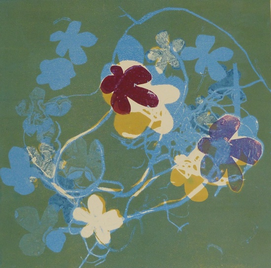 Enlightened Species Series #2 12 x 12" monotype print