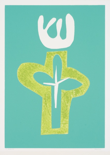 Crown 13 x 17" monoprint