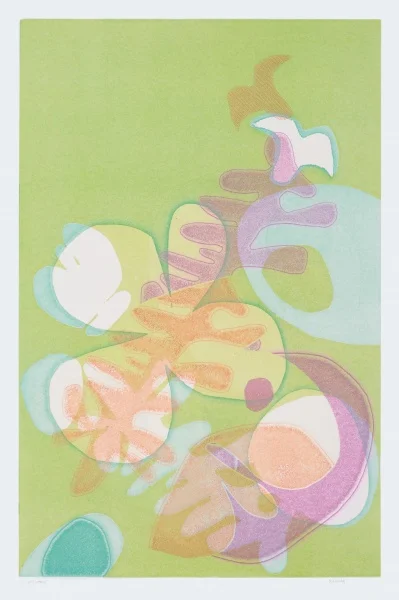 Ascending 2 23 x 15" monoprint