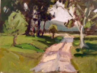 Shultis Farm 12 x 16, oil on panel.