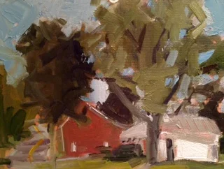 Family Tree IV 5 x 7, oil on panel.
