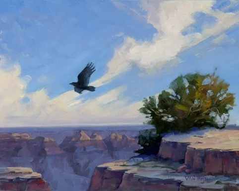 In the Wind 11" x 14", oil on canvas