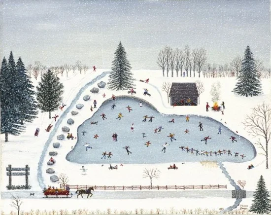 Town Park 20 x 16 oil on canvas