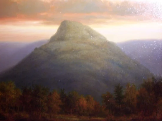 Hunter Mountain 32 x 40 oil on canvas, also study of same, 8 x 10.jpg