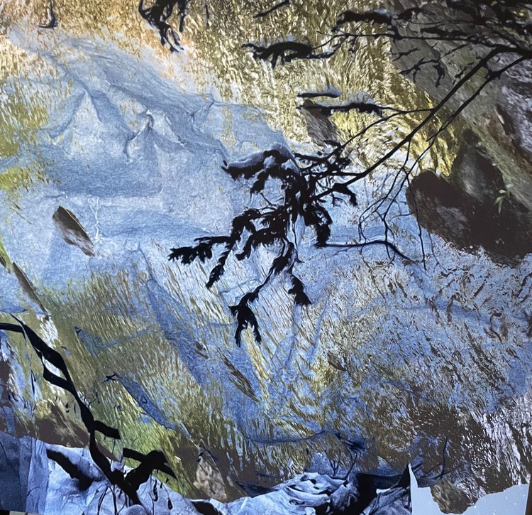 Dawn Watson, Water Fall 20 x 20, dye sub aluminum archival print
