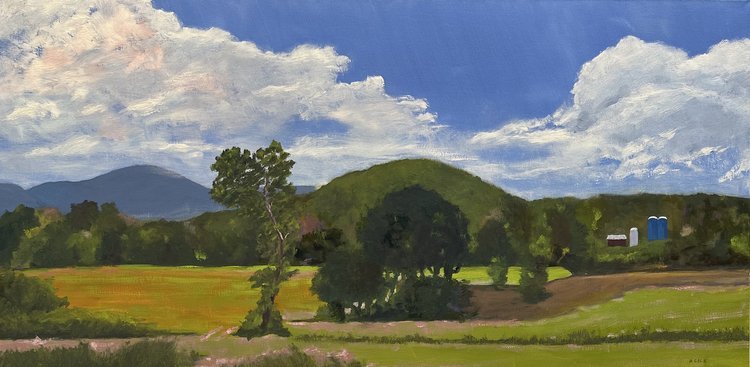 Marie Cole, July Afternoon, 20 x 40 oil on linen (Copy)