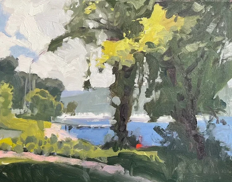 CM, High Point  22 x 28" oil on canvas