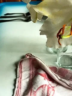 Silverware Lily Towel, 22 x 18, digital photo