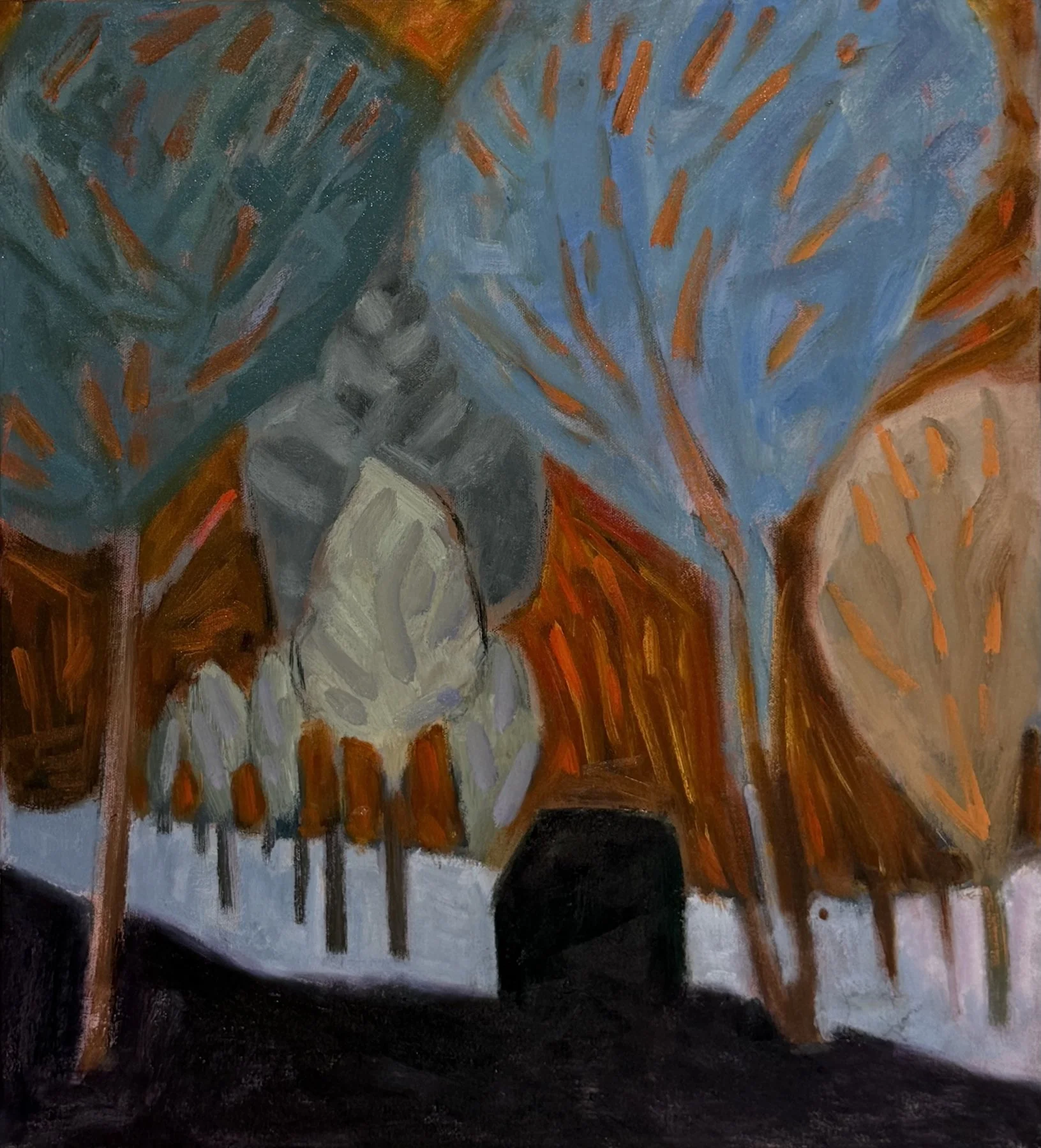 Anne Crowley, Garden Shed, 20x18, oil on canvas