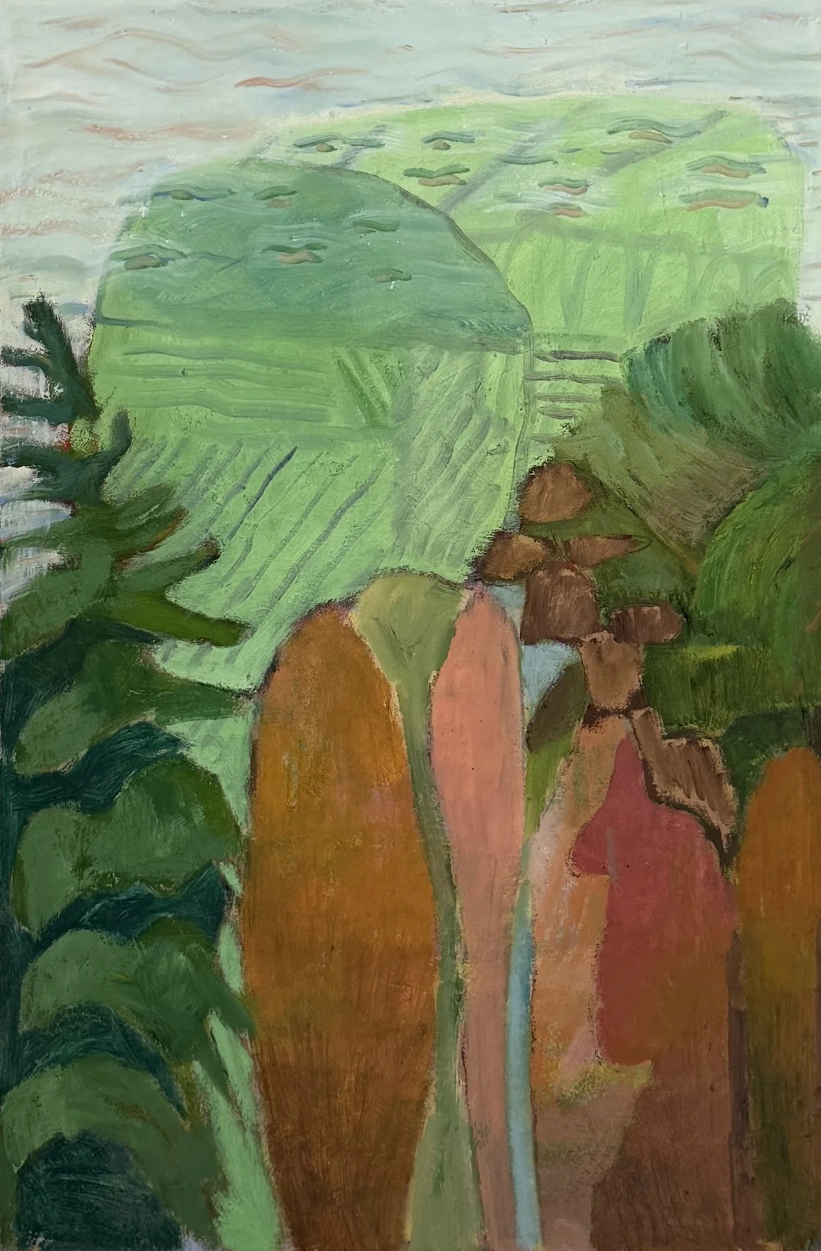 Anne Crowley, Forest, 30x20, oil on canvas