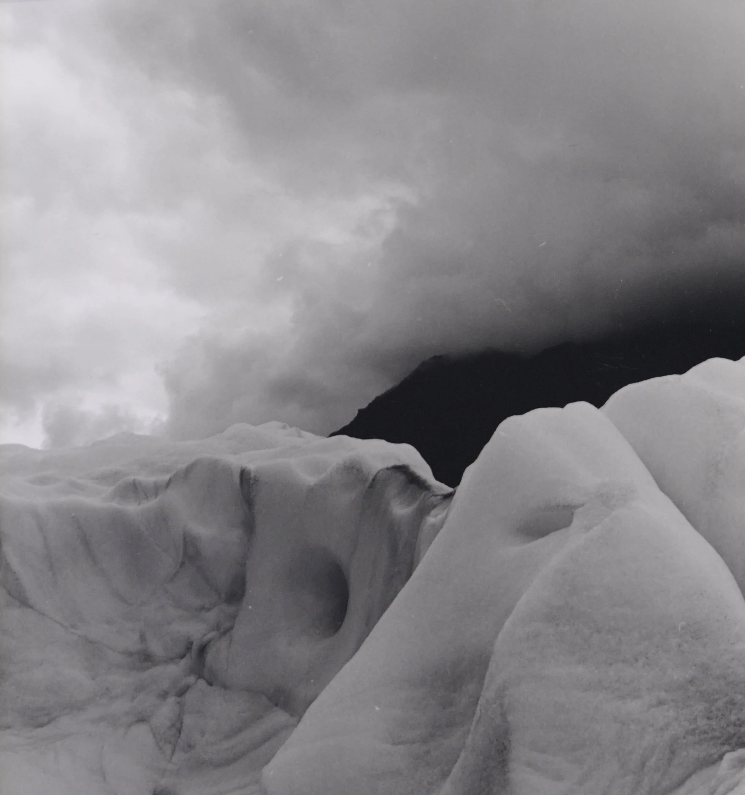 Fox Glacier A, New Zealand, 1998, 16x20, silver gelatin print