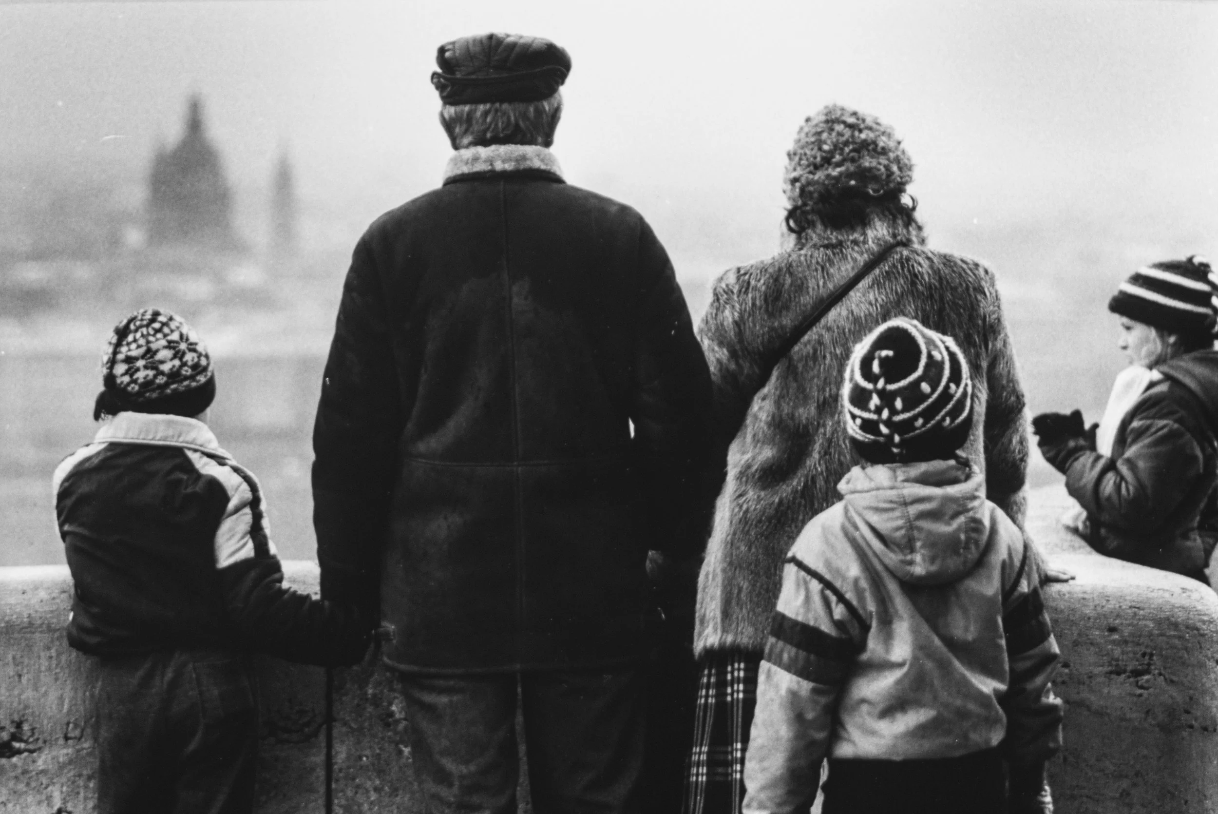 Prague Family, Czech Republic, 1986, 16x20, silver gelatin print 