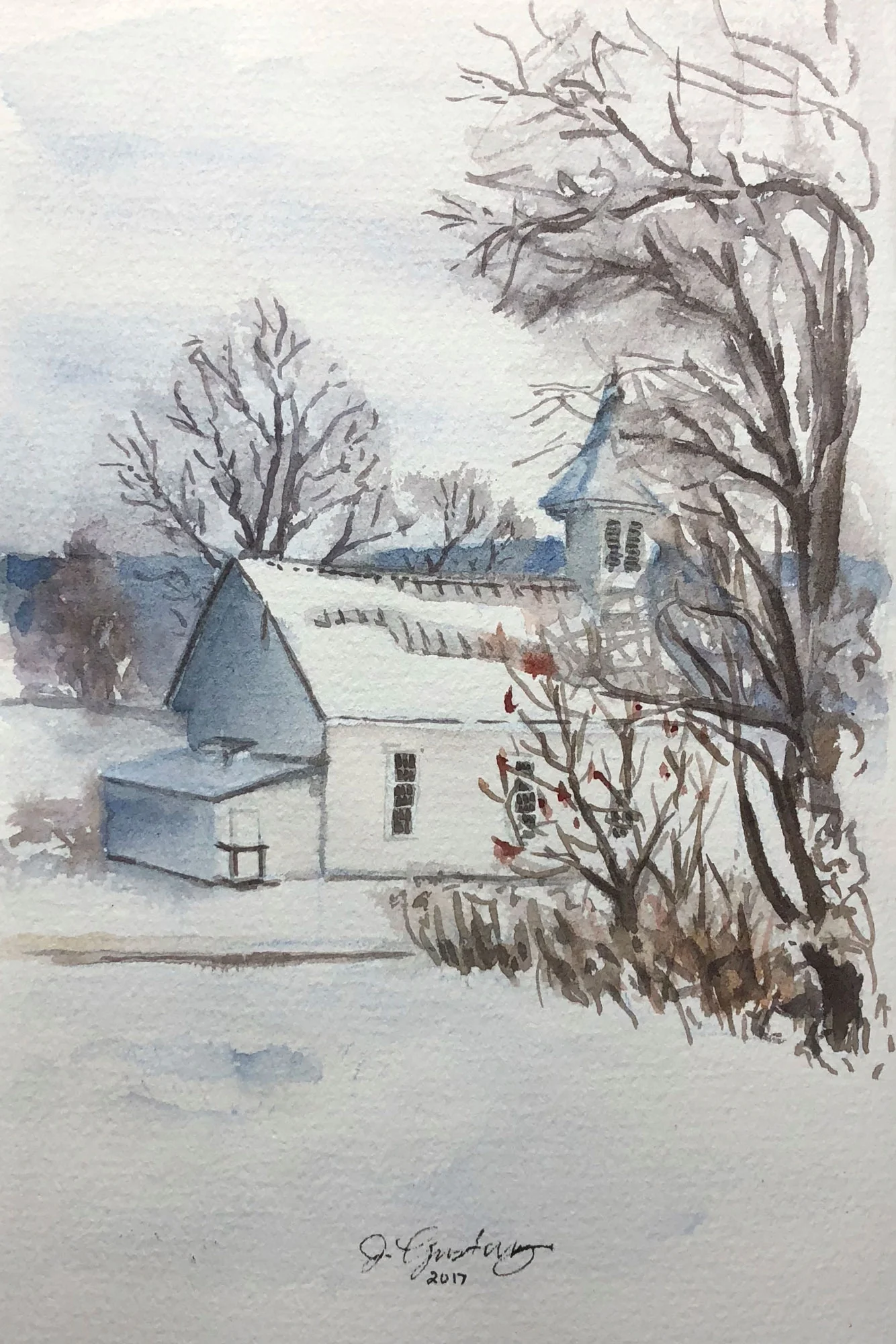 Heritage Center in winter