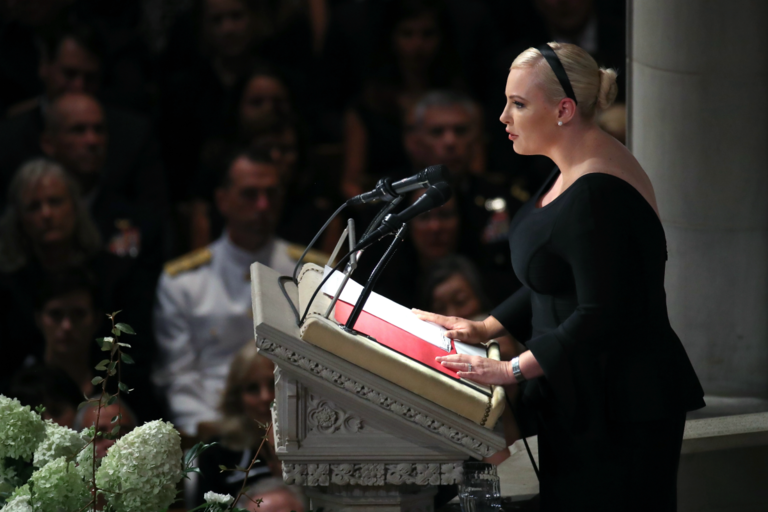 Funeral Nostalgia: Meghan McCain Bids Farewell to Her Father