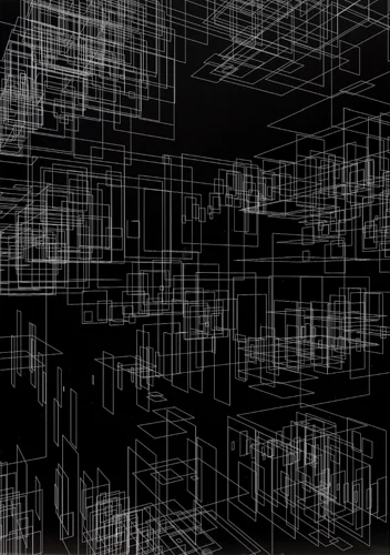 Image courtesy the artist and Anna Schwartz Gallery. Stephen Bram Untitled (two point perspective) 2007