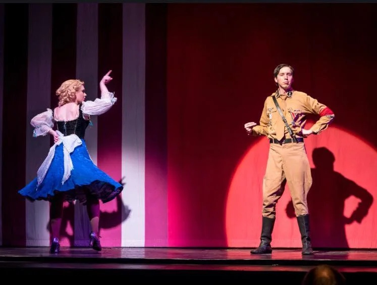Annie as Ulla in The Producers at Montclair State University