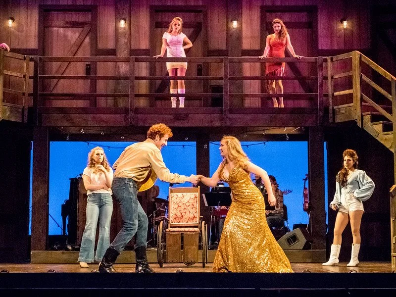 Annie as Shy in The Best Little Whorehouse in Texas at Montclair State University
