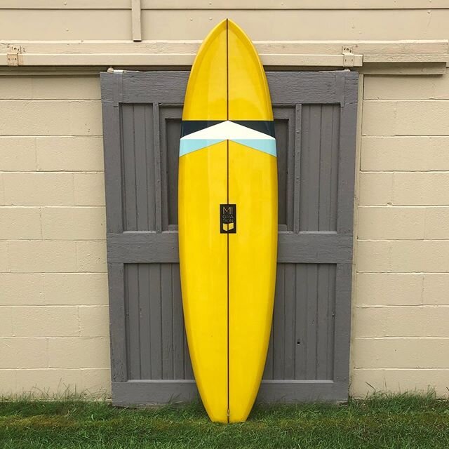 Beautiful custom 7&rsquo;6&rdquo; Skua for Ed. A new take on an older resin panel design I did a few years ago. 
#custom #surfboard #greatlakessurfing #midwestmade #lakemichigan #craftyourjourney