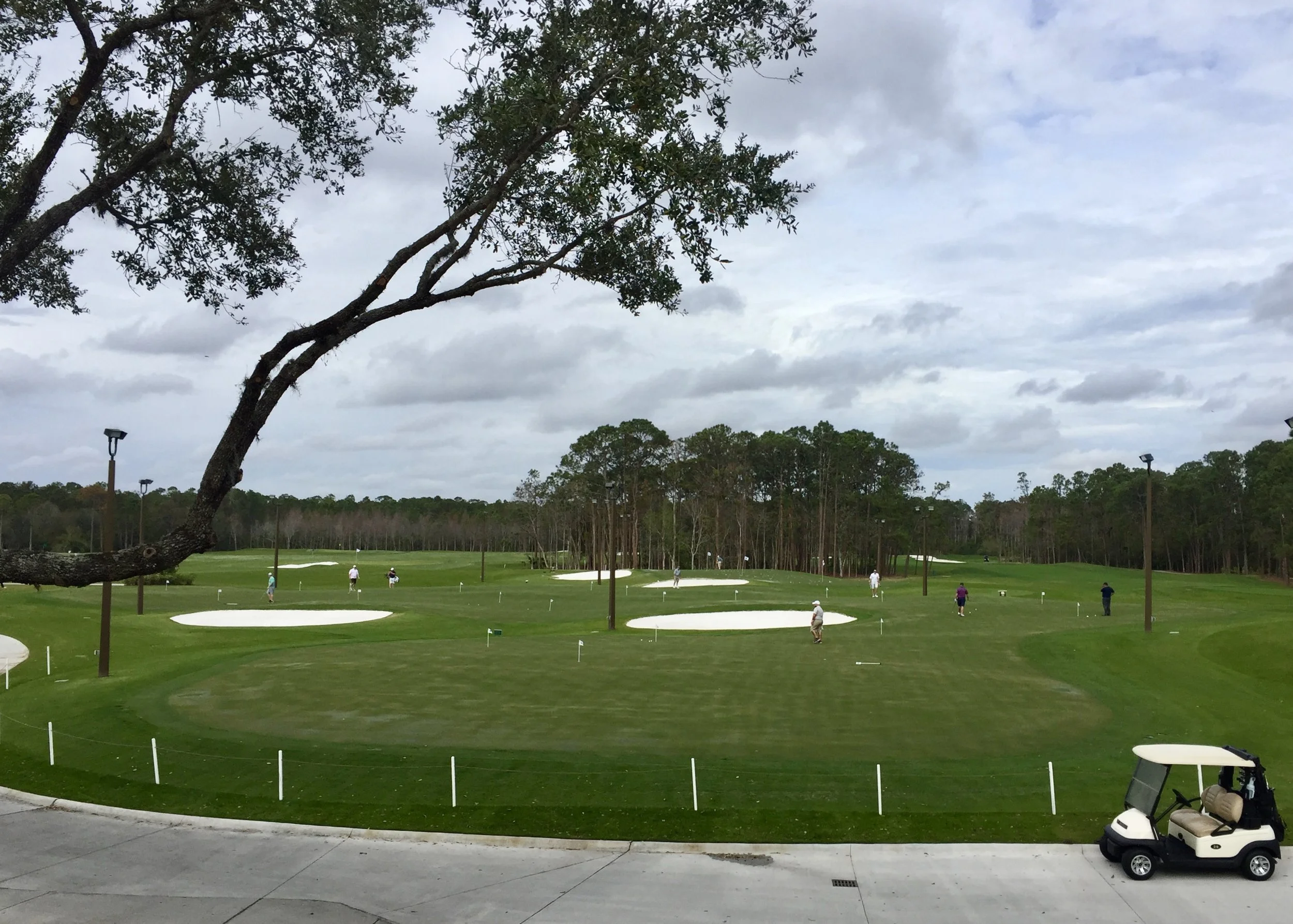 The 18-hole putting course at Tranquilo