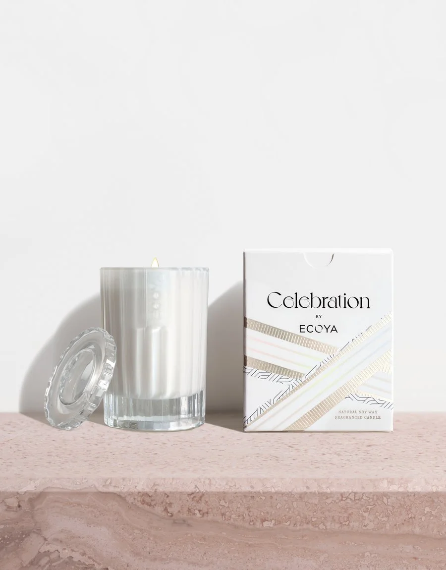 White Musk & Warm Vanilla Mini Celebration Candle