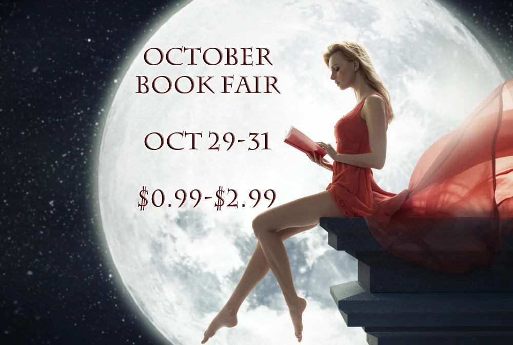 OCTOBER BOOK FAIR!! I've got a 2.99 book THE MAVERICK'S RED HOT REUNION in this amazing book fair along with LOTS of other fantastic authors. You can get great deals from until after the Witching Hour on October 31st!! Join in the fun and get your .99-2.99 deal today! Get Your Deal TODAY!! 