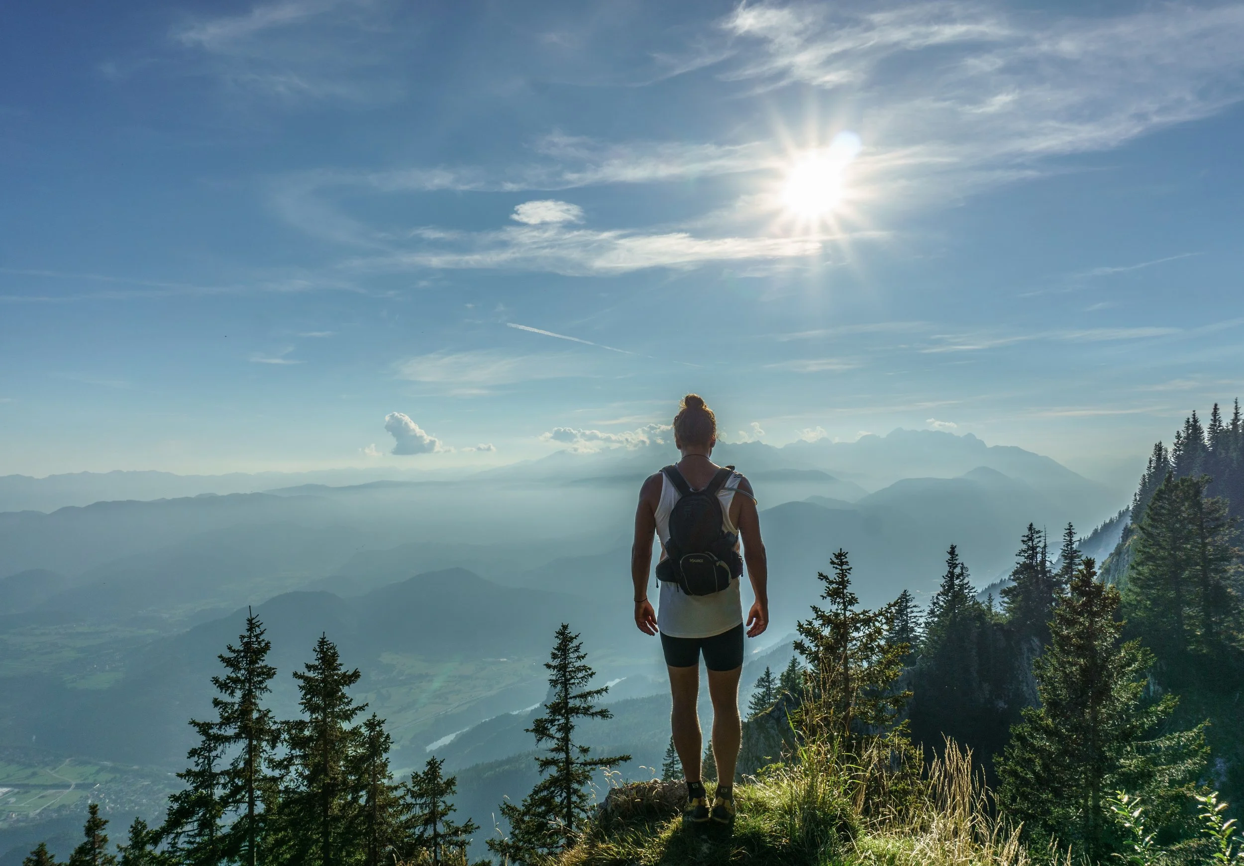 After you reach the mountain top, check out the scenery and you’ll discover there’s always another mountain to climb!