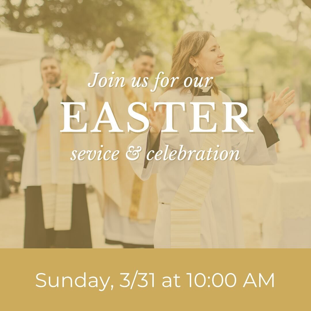 Hey South Austin! You&rsquo;re invited to join us as we celebrate Easter this Sunday at 10am. Stick around after the service for a party with food and drinks, a jazz quartet, activities for the kids, bounce houses and an Easter egg hunt!

#southausti