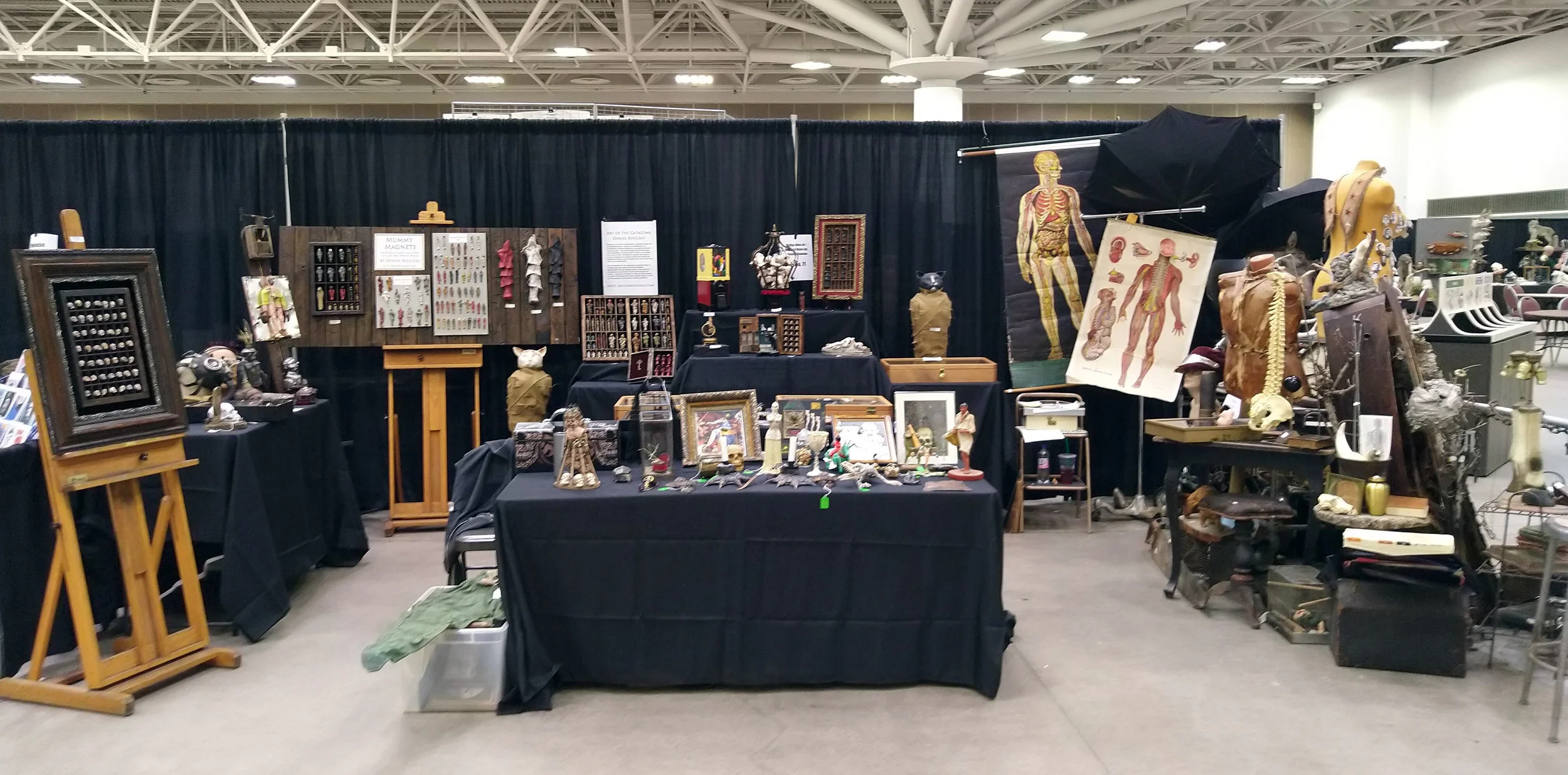 Mustard Moon, Phillip Allen Art and Denise Rouleau’s booth at the Minneapolis Convention Center.
